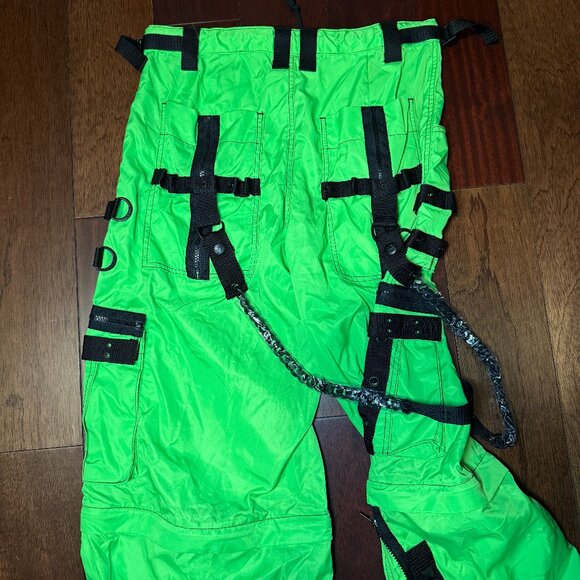 Tripp NYC Space Out Pant Neon Green Size Medium Brand New with Tags - Picture 12 of 12